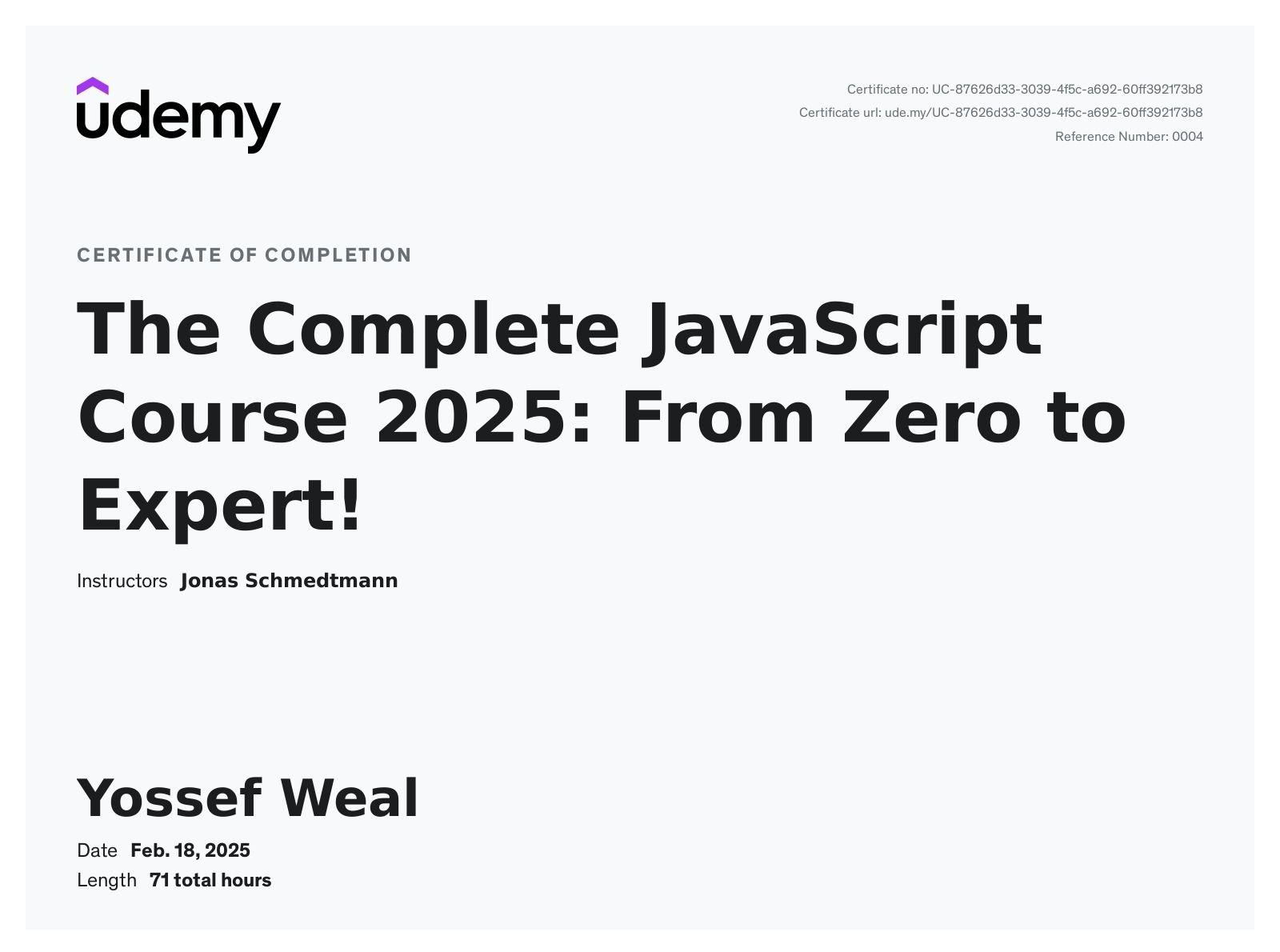 The Complete JavaScript Course 2025: From Zero to Expert!