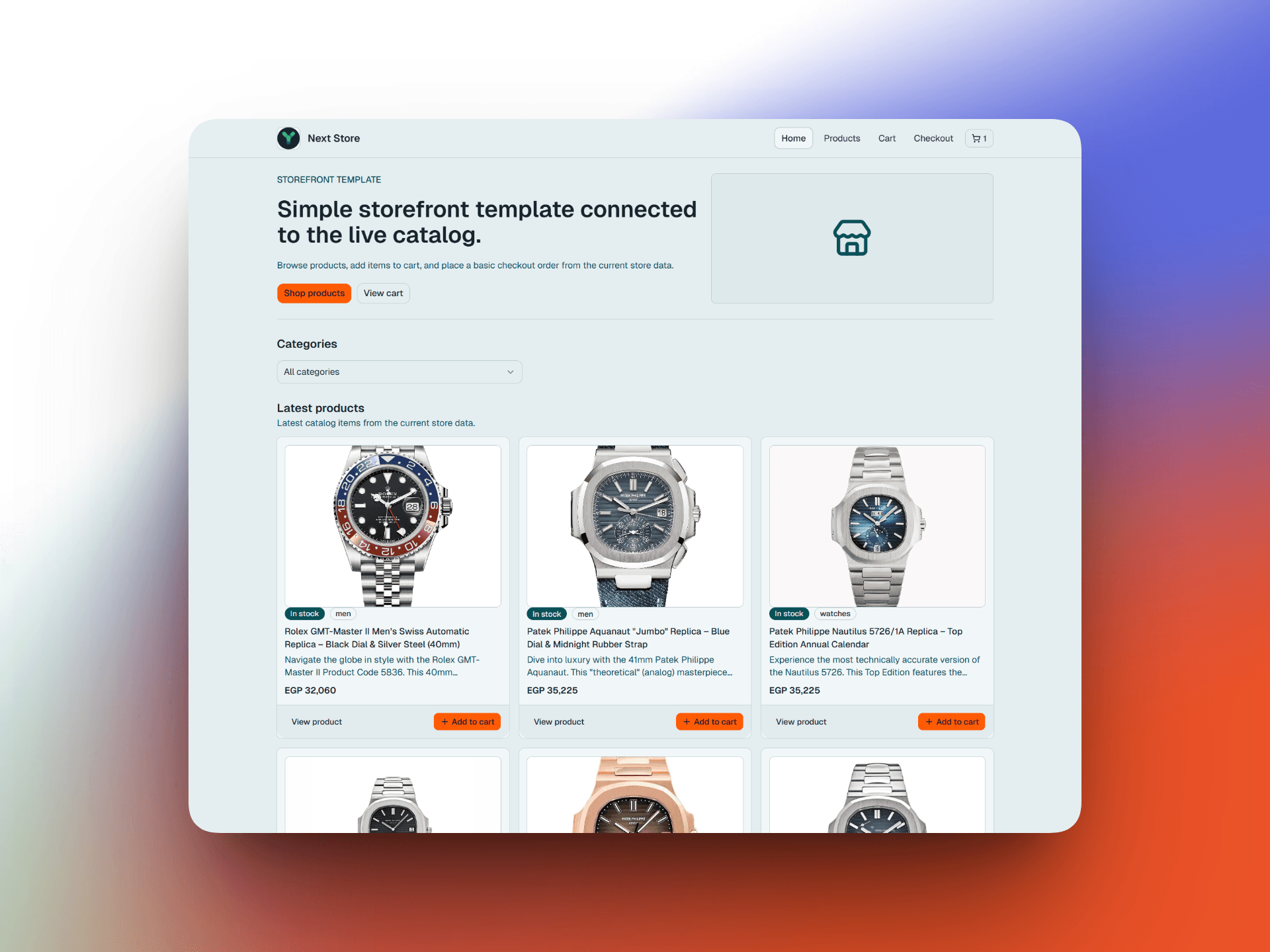 Ecommerce-Next — Full-Stack E-Commerce Platform Built with Next.js & MySQL